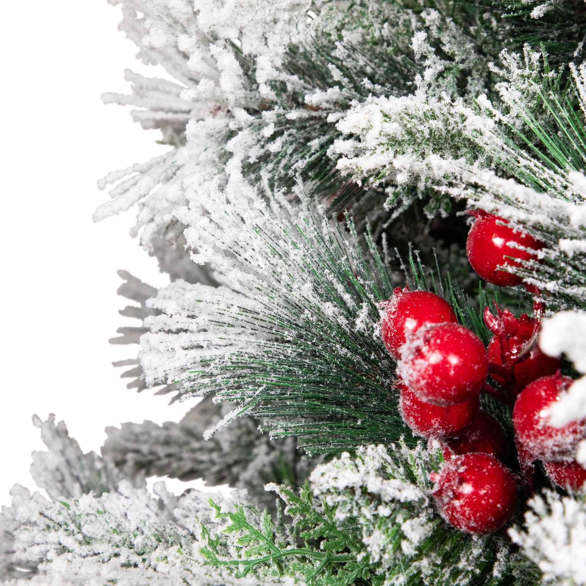 5ft. Unlit Real Touch™ Full Heavily Flocked Whittaker Spruce Artificial Christmas Tree